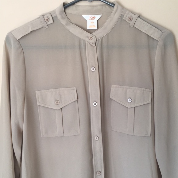 JOE FRESH Nude Blouse - Picture 2 of 7